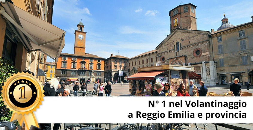 Volantinaggio a Reggio Emilia Distribuzione Volantini con GPS